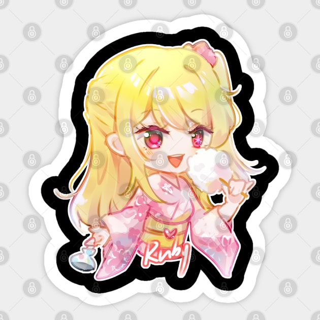 OSHI NO KO RUBY Sticker by 1001 Artwork